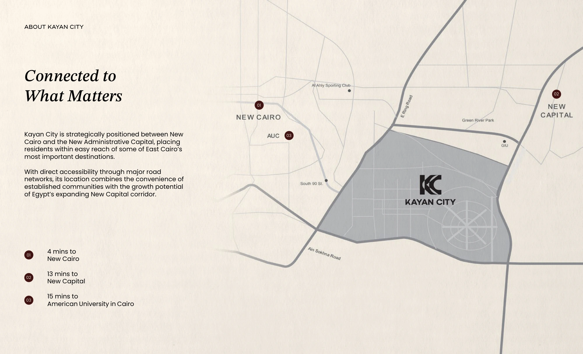 Original location map from the project brochure