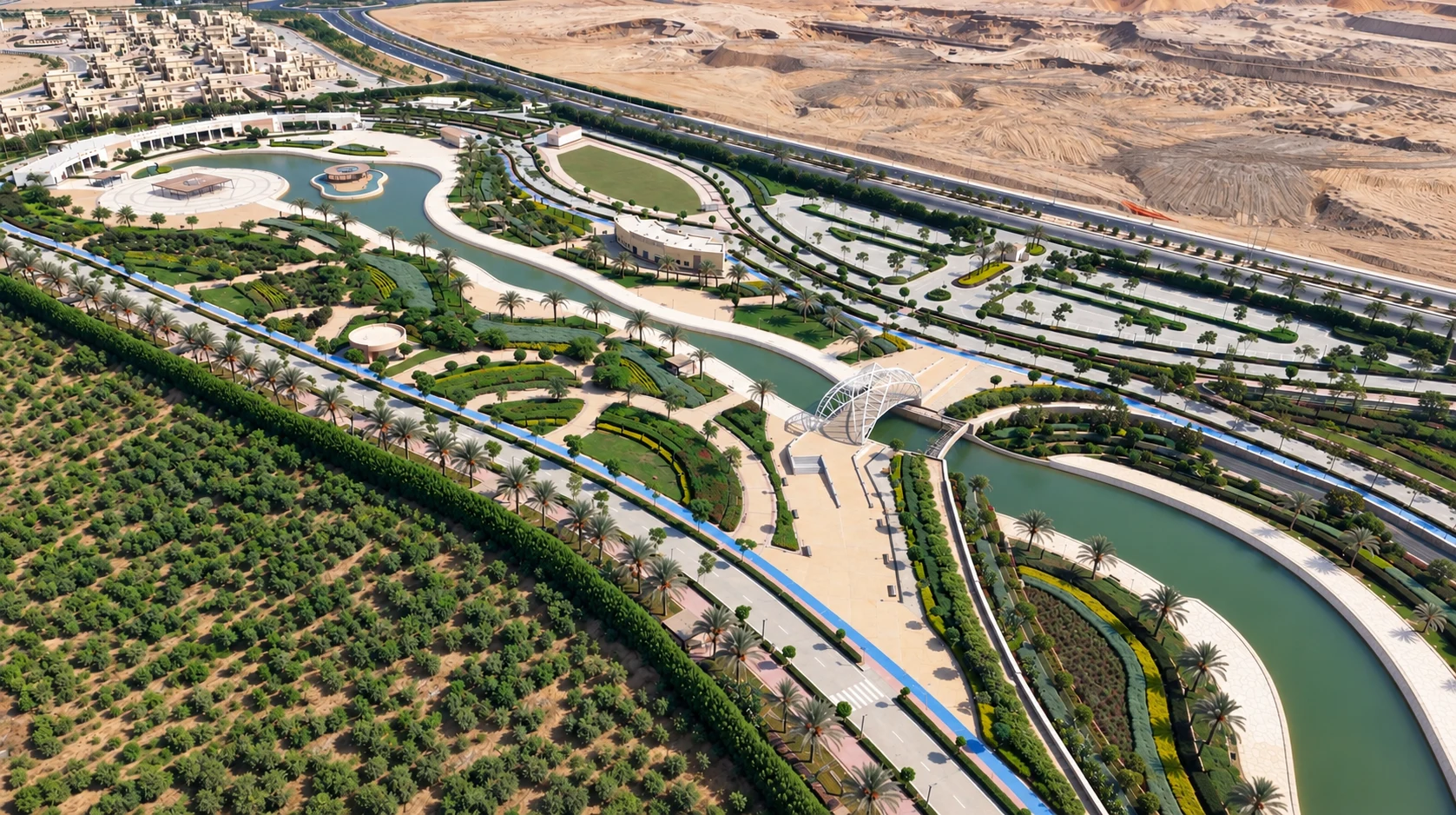 Kayan City parkland from STM’s official project gallery